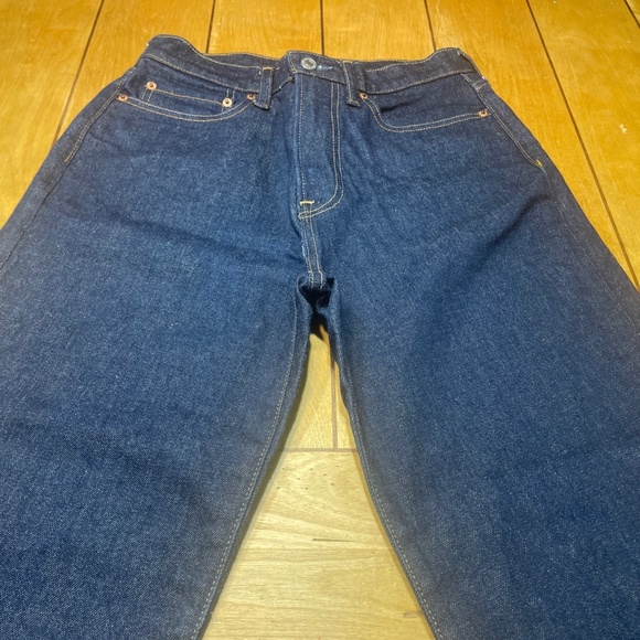 Abercrombie & Fitch Vintage Stretch Baggy 28x28 Dark Wash Denim Jeans - Picture 1 of 16